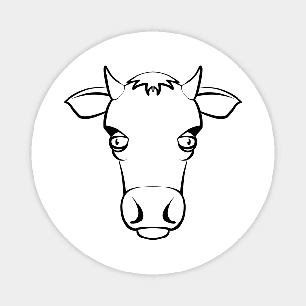 Cow Magnet by schlag.art